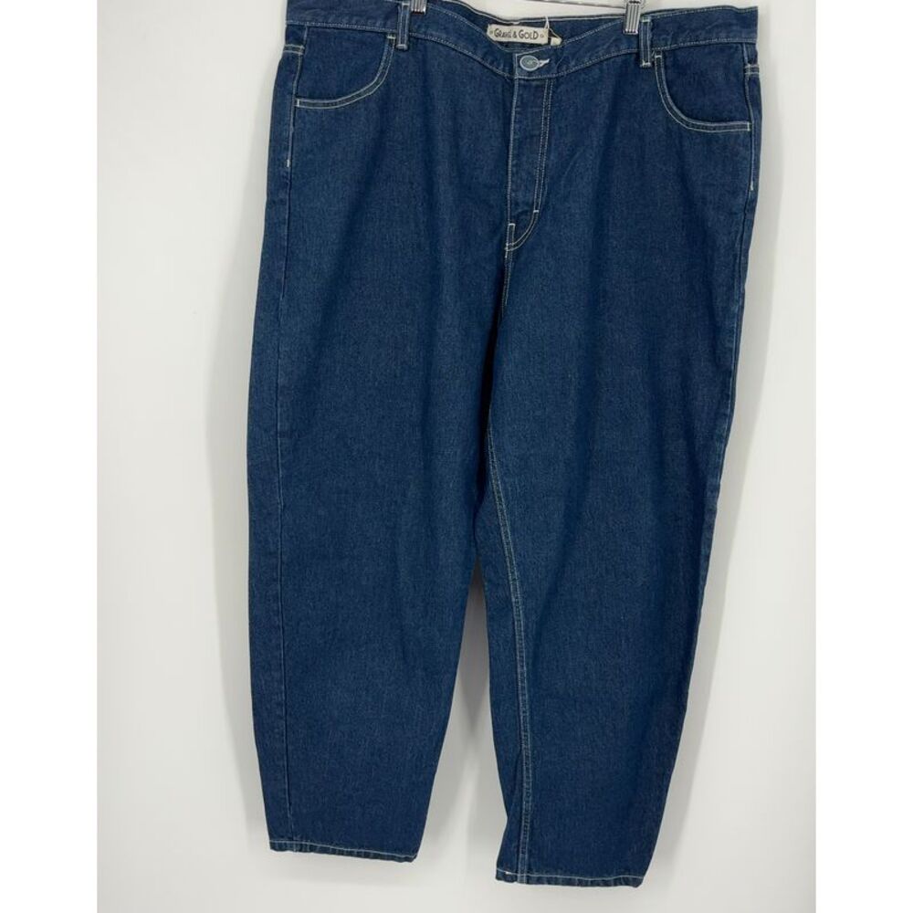 Gravel & Gold Relaxed Fit High Rise Tapered Leg Jeans